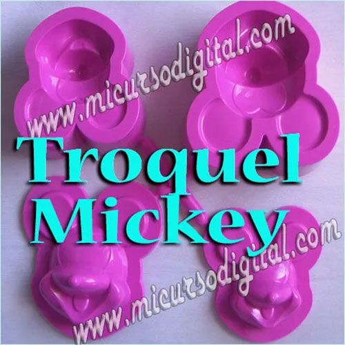 moldes cara de mickey mouse y minnie mouse para termoformar goma
