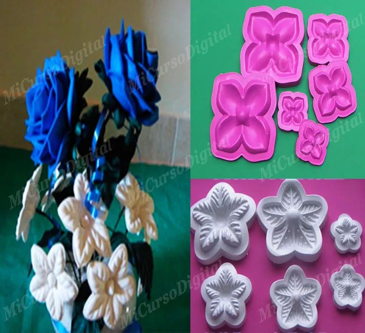 moldes plasticos termfoormas par ahacer flores en fomi
