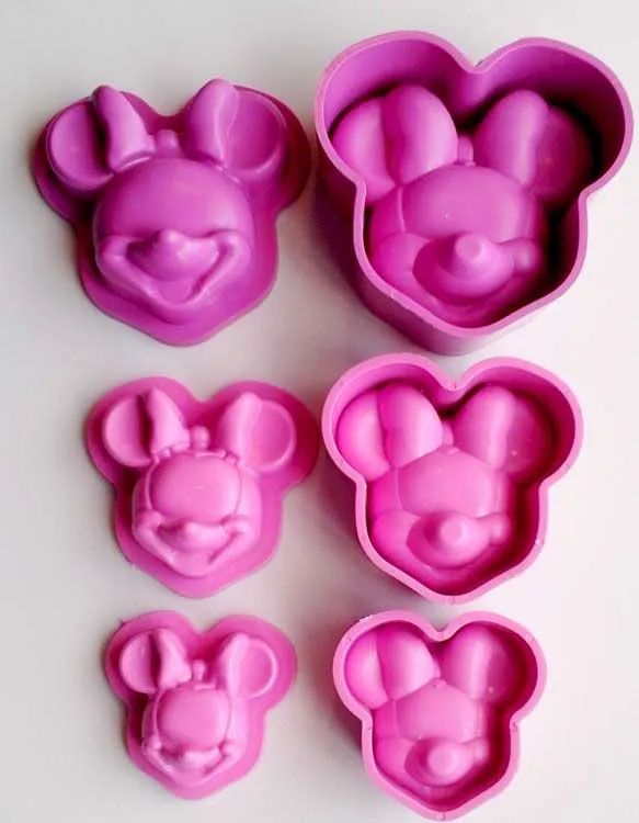 Molde para foamy caras Minnie Mouse Disney para goma eva pasta