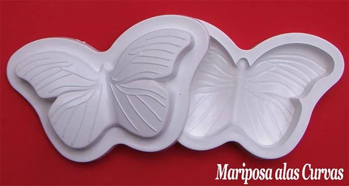 Molde para foami mariposa alas curvas y termoformado goma eva
