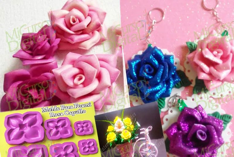 Moldes Termoformas Plásticas Formas Flores Para Foami Rosas con 