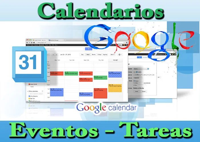Tutorial de Google Calendar Crea Notas Eventos Tareas Calendarios