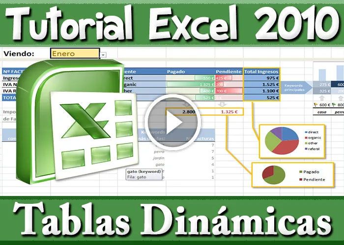 Excel 2010 Tutorial Tablas Dinámicas Gestión Avanzada de Datos