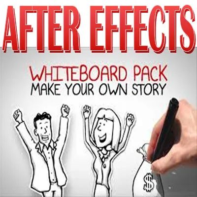 Proyecto Whiteboard Pack make your own story After Affects templates