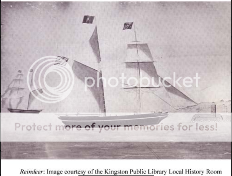 Brig Reindeer - Kingston Mass 1844