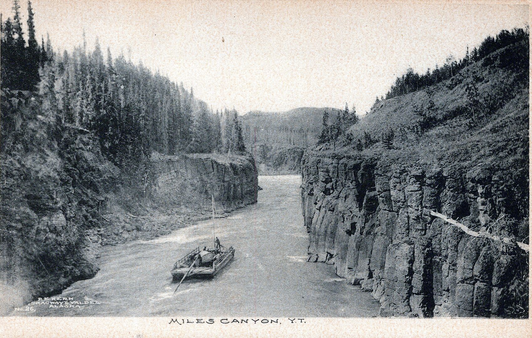YUKON - Miles Canyon Yukon Territory Postcard - Canada - Picture 1 of 2