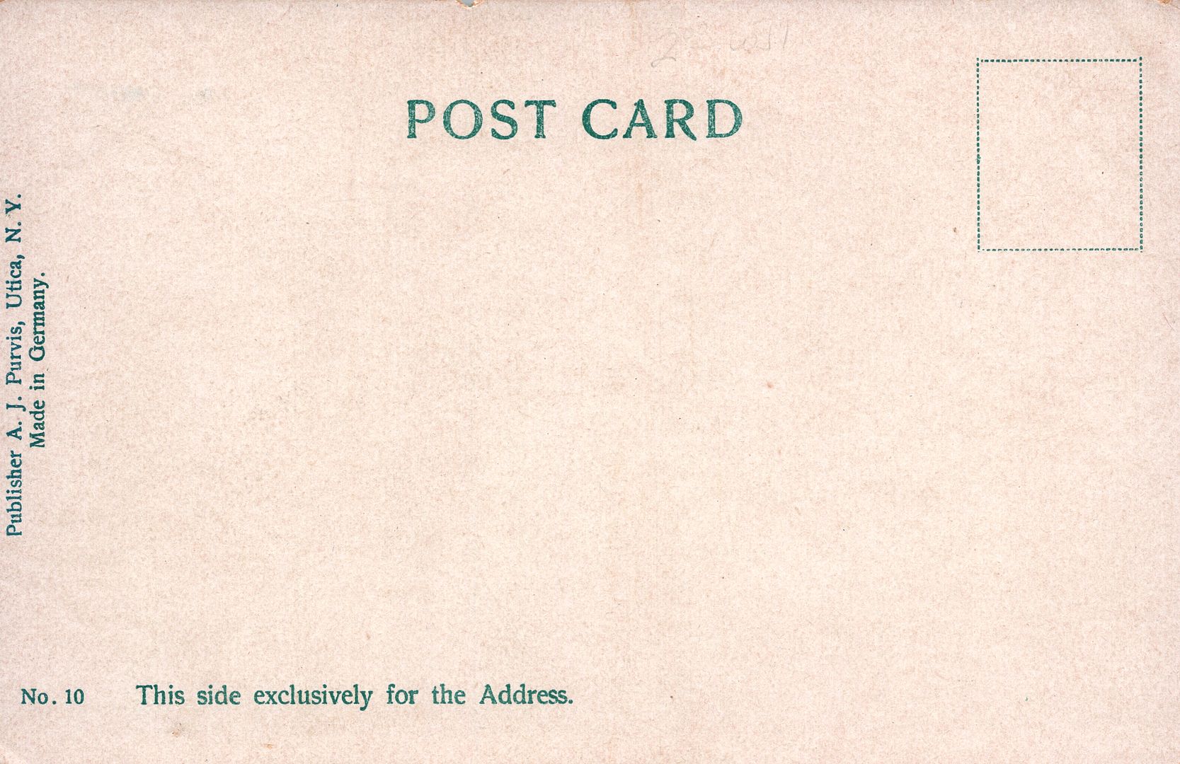 UTICA NY - Baggs Hotel Postcard - udb (pre 1908) - Picture 2 of 2