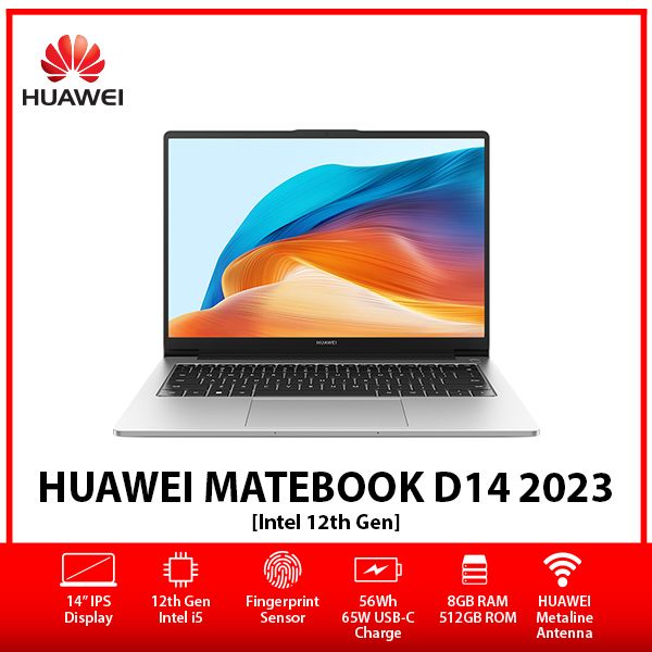 [OZ]-HUAWEI-MateBook-D14-2023-12th-Gen-8+512GB
