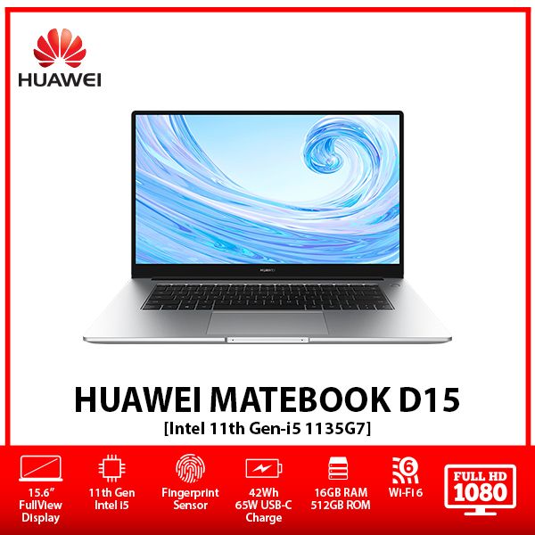 [OZ]-HUAWEI-MateBook-D15-[11th-Gen]-i5-16+512GB