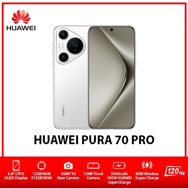 Huawei Pura 70 Pro Dual SIM Unlocked Android Mobile Phone AU