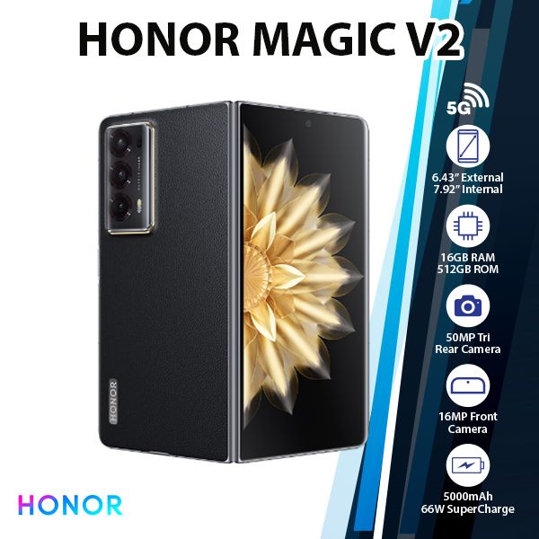 [PQR]-HONOR-Magic-V2-5G-BLK-PU