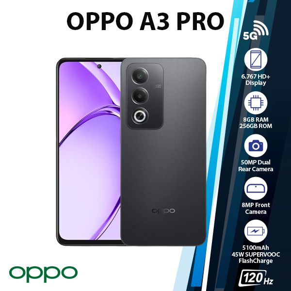 [PQR]-OPPO-A3-Pro-5G-BLK