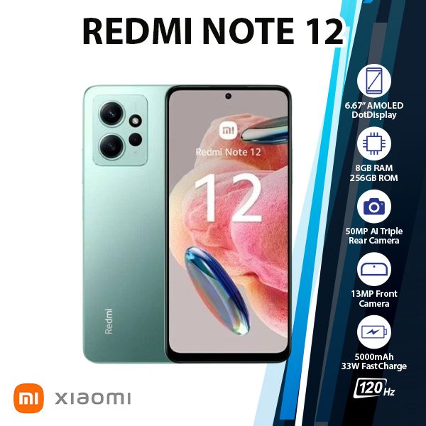 [PQR]-REDMI-Note-12-GRN-8+256GB