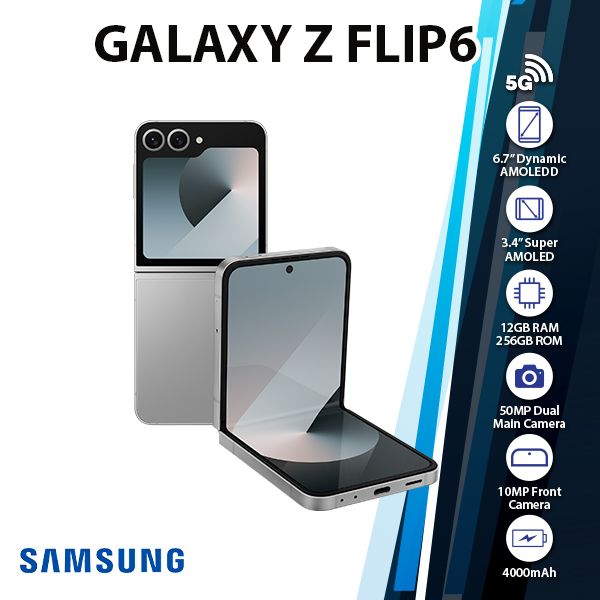だいすけ・Samsung Galaxy Z Flip6 256GB Samsung Galaxy Z Flip6 256GB (Unlocked) Blue SM-F741ULBAXAA