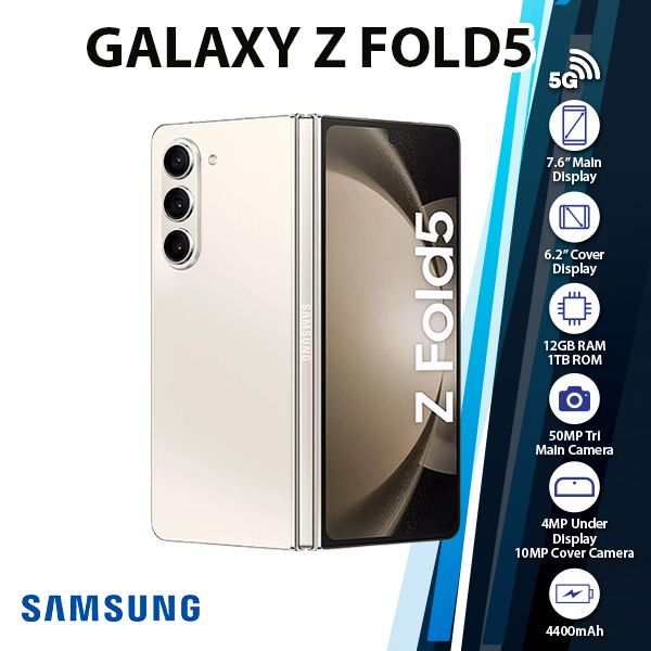 Samsung Galaxy Z Fold5 5G 12GB+1TB Dual SIM Android Cell Phone