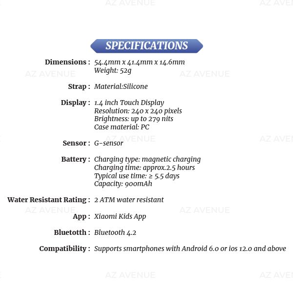 [PQR]-XIAOMI-Smart-Kids-Watch-S1