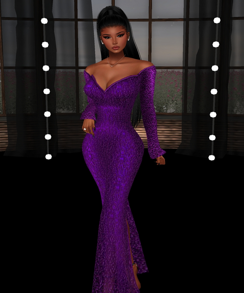 maria dress purple