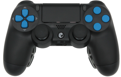 ps4 custom black blue modded eSports Pro Controller