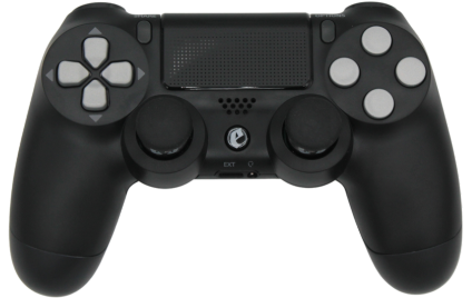ps4 custom black silver modded eSports Pro Controller