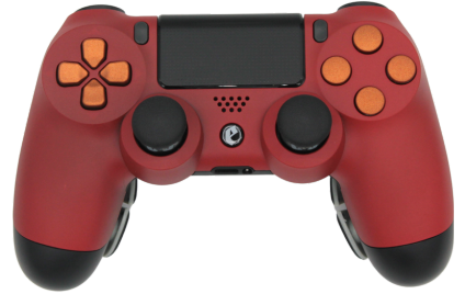 ps4 custom red copper modded eSports Pro Controller