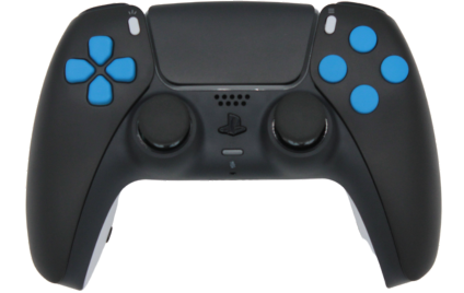 PS5 custom black blue modded eSports Pro Controller