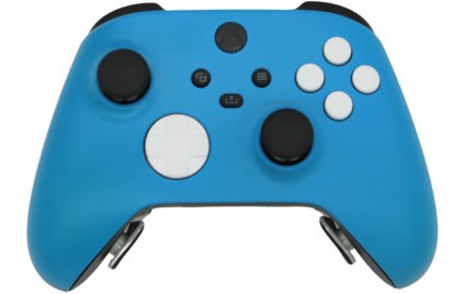 XBX custom blue white modded eSports Pro Controller