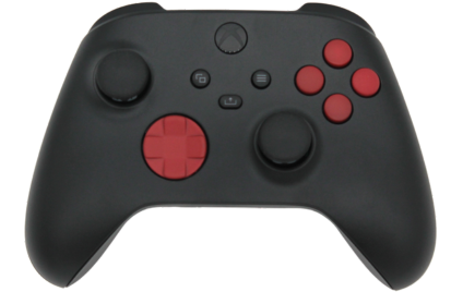 XBX custom black red modded eSports Pro Controller