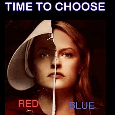 red blue