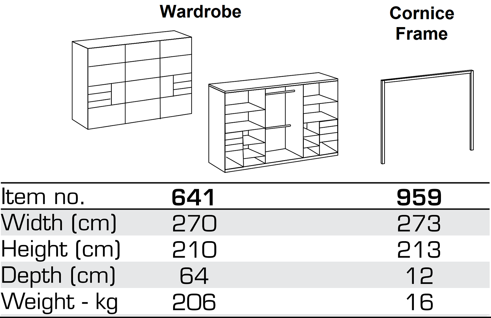 Sally Dimensions