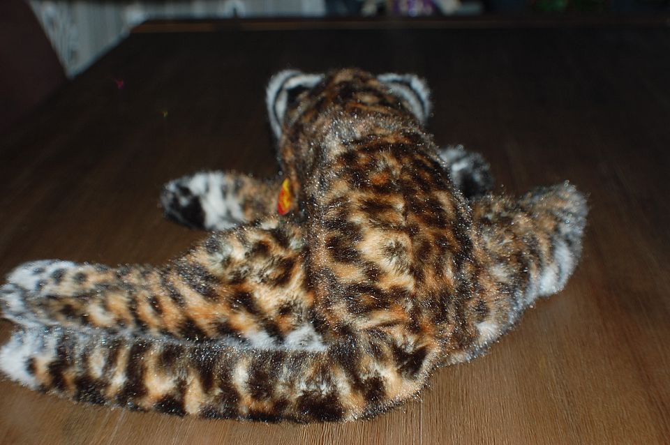 Steiff Lying Leopard 35 EAN 5320/35 1972 1977 Button & Tag Steiff Lying Leopard 35 EAN 5320/35 1972 1977 Button & Tag
