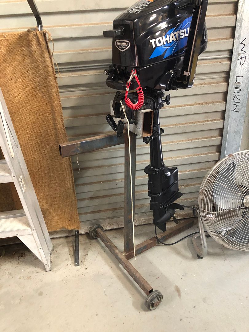 Show me your DIY outboard stand.