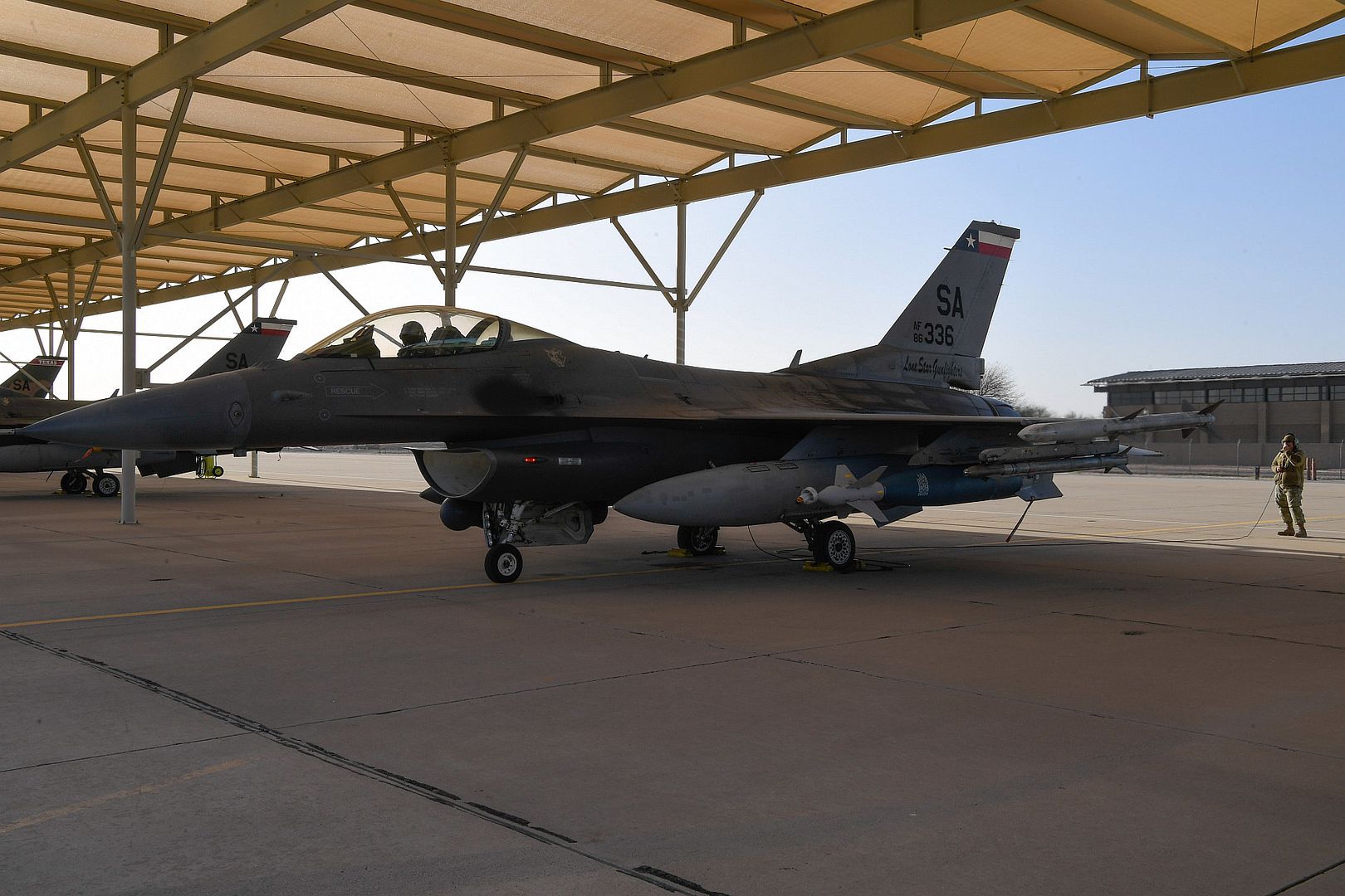 149th Fighter Wing Air National Guard Conducts Preflight Checks Prior To Launch During Coronet Cactus April 4 2023 149th Fighter Wing Air National Guard Conducts Preflight Checks Prior To Launch During Coronet Cactus April 4 2023