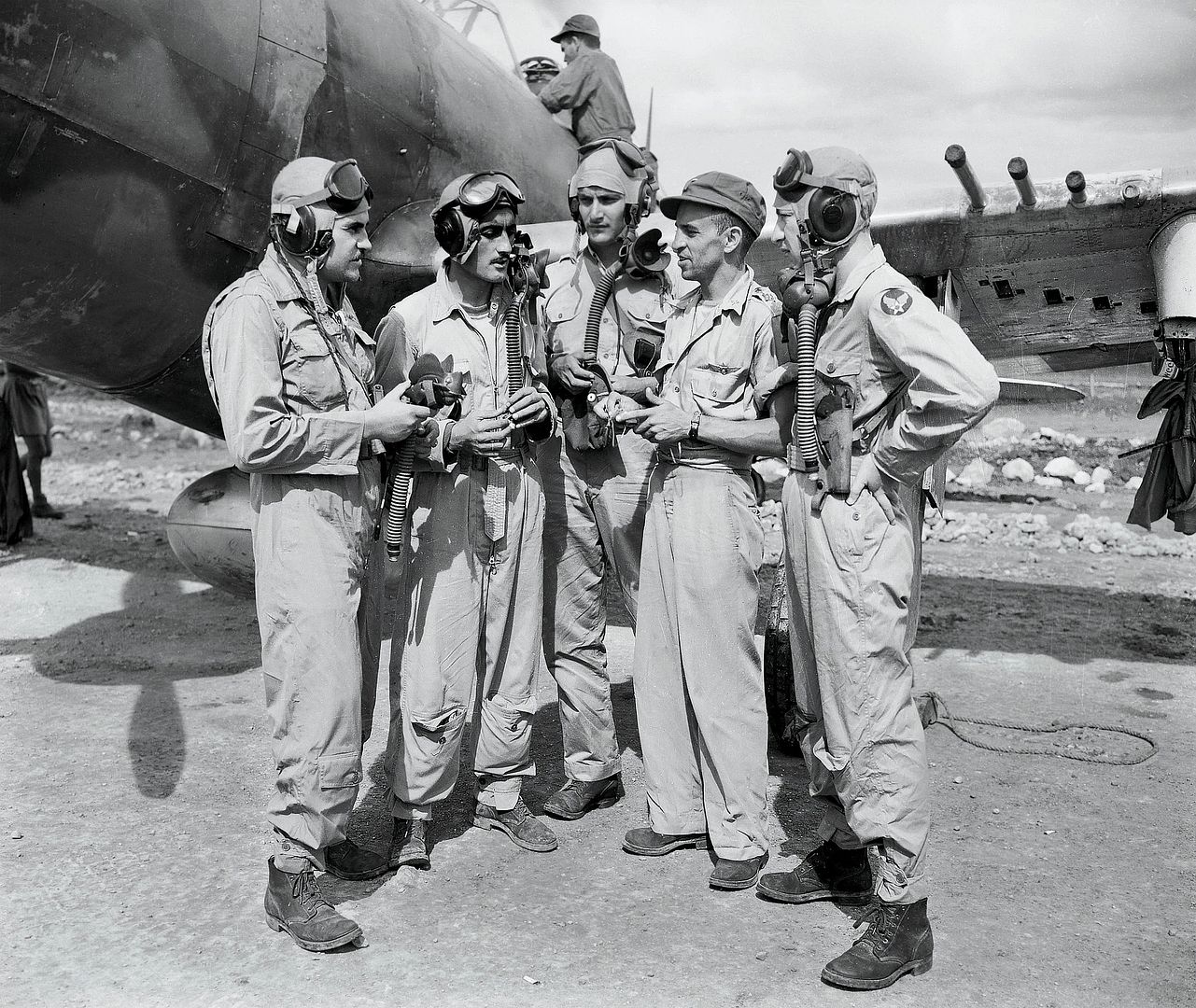 201st Fighter Squadron Of The Mexican Expeditionary Air Force Which Was Attached To The Fifth Air Force During World War II At Clark Field In The Philippines