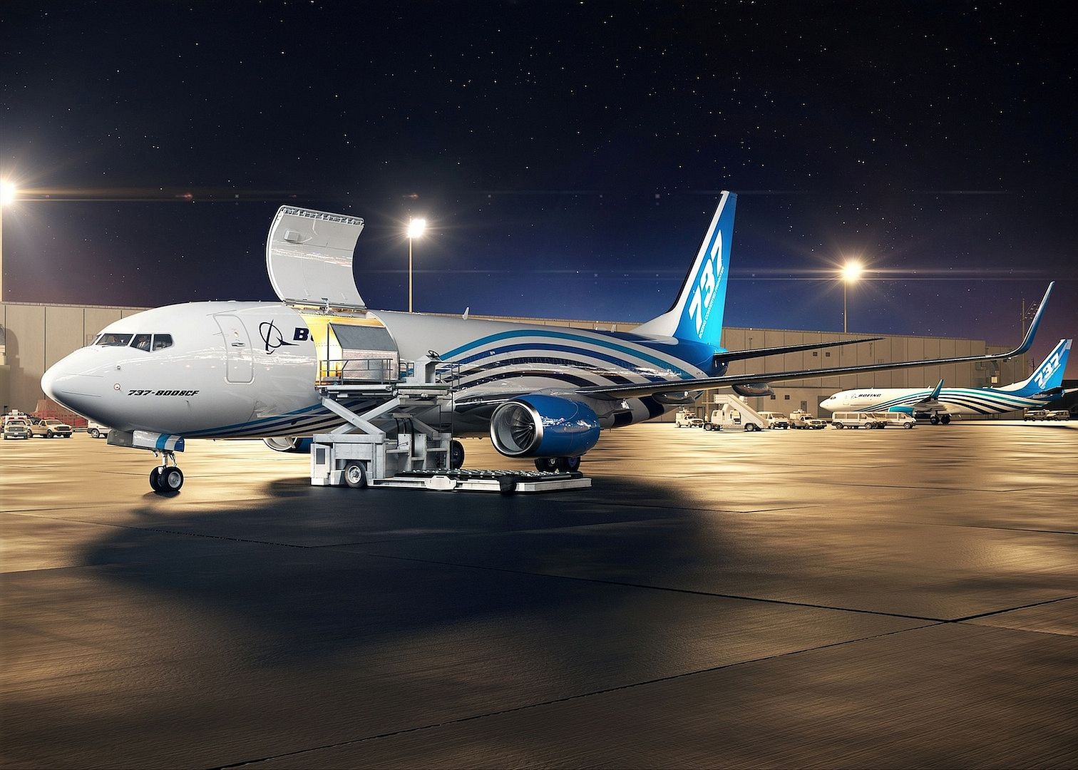 737bcf Cargoloadingnight Low 737bcf Cargoloadingnight Low