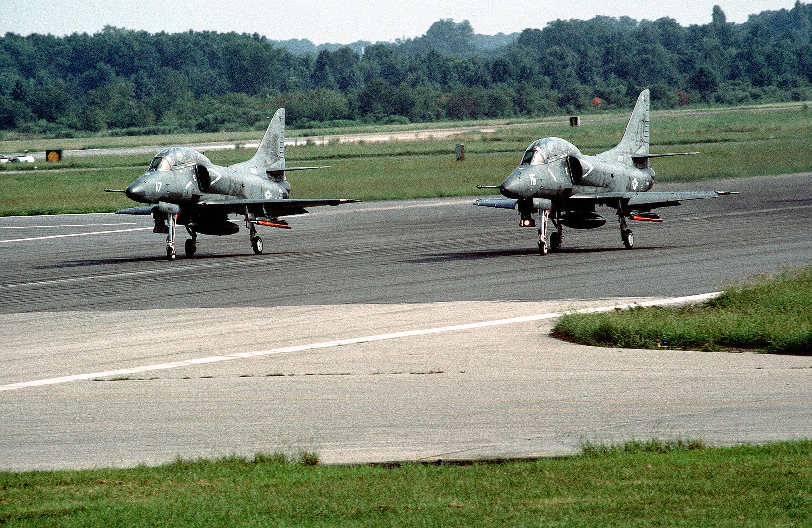 4 Skyhawk Aircraft Take Off 4 Skyhawk Aircraft Take Off