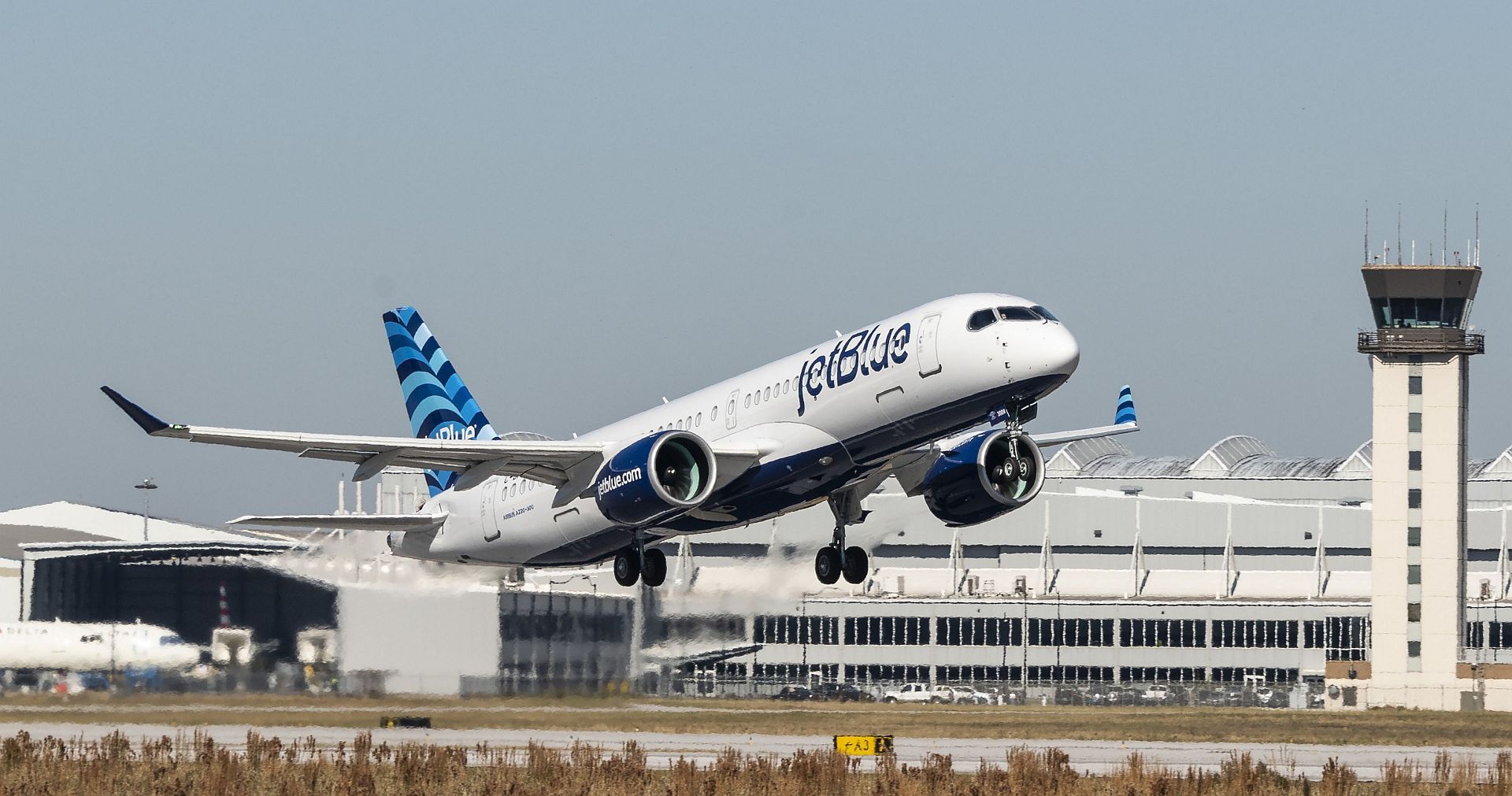 A220 300 For JetBlue Airways Has Completed Its Inaugural Test Flight From The Mobile Aeroplex