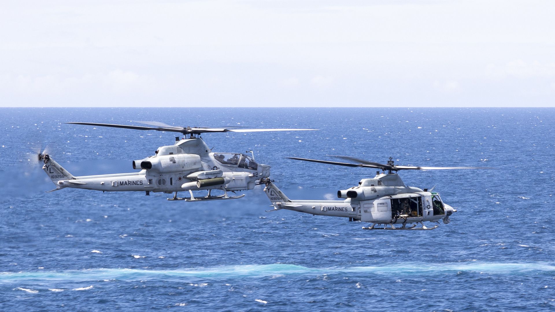 1Y Venom Pilots With Marine Medium Tiltrotor Squadron 362 13th Marine Expeditionary Unit