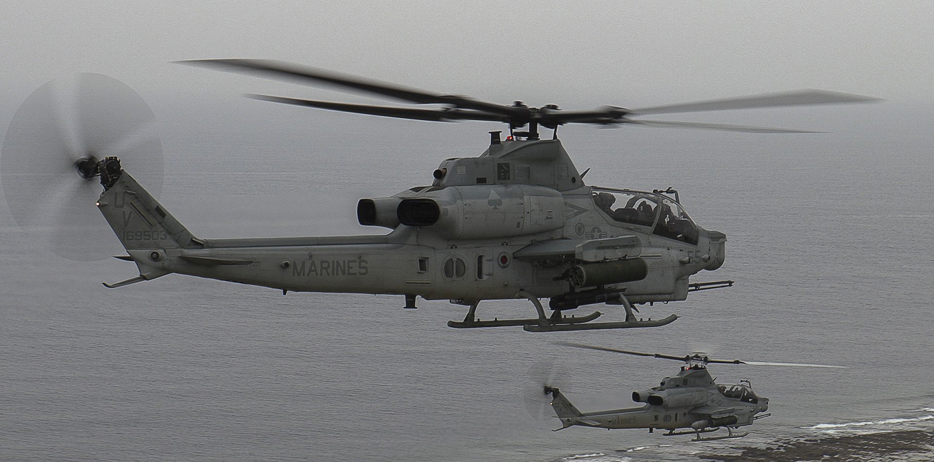 1Z Viper Attack Helicopters Assigned To Marine Light Attack Helicopter Squadron HMLA 267