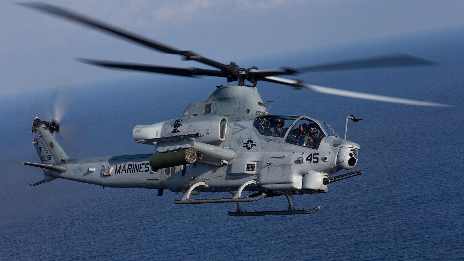 AH 1Z Viper Helicopter Assigned To Marine Medium Tiltrotor Squadron VMM 164
