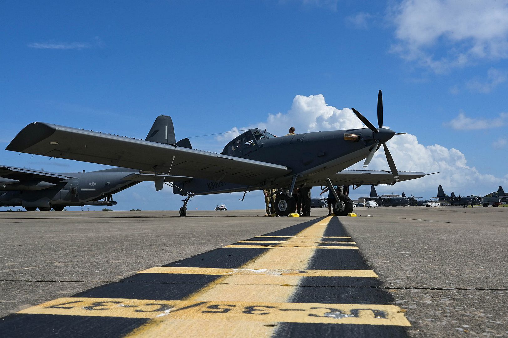 802U Trainer Aircraft At Hurlburt Field Florida On June 28 2024