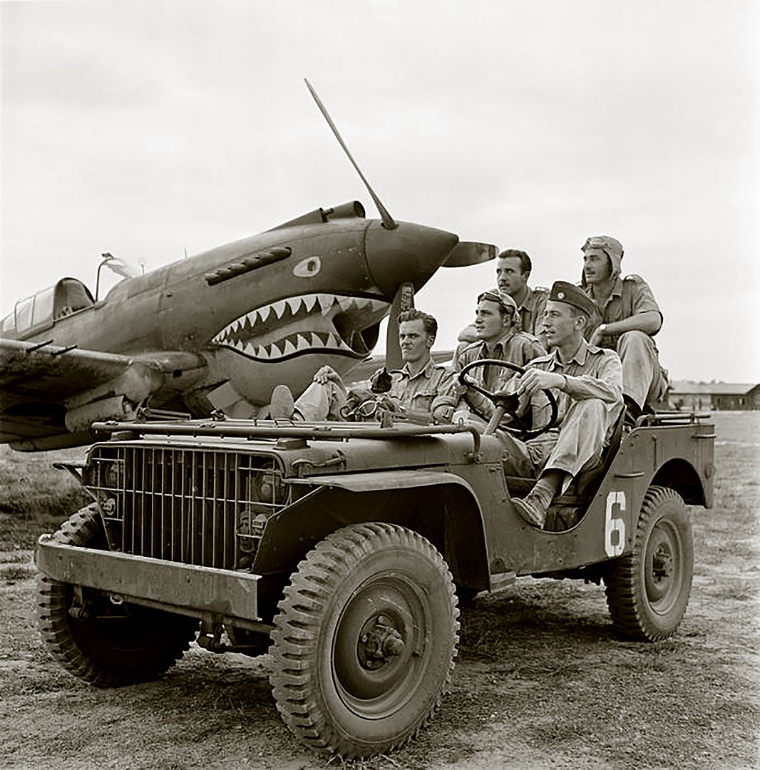 AVG Pilots Newkirk Gesselbracht Howard Front Bartling And Lather Back Rangoon Burma 1941