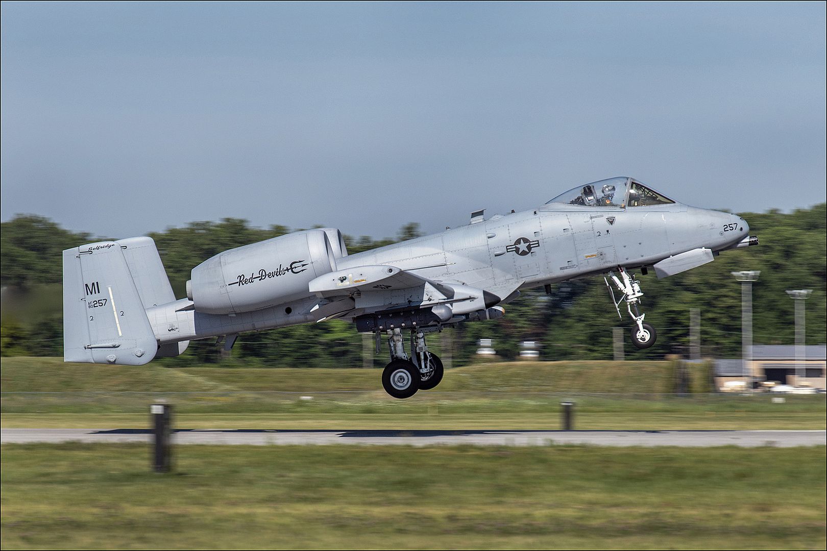 A 10 Thunderbolt II From Selfridge Air National Guard Base For A Training Mission In Northern Michigan July 14 2020
