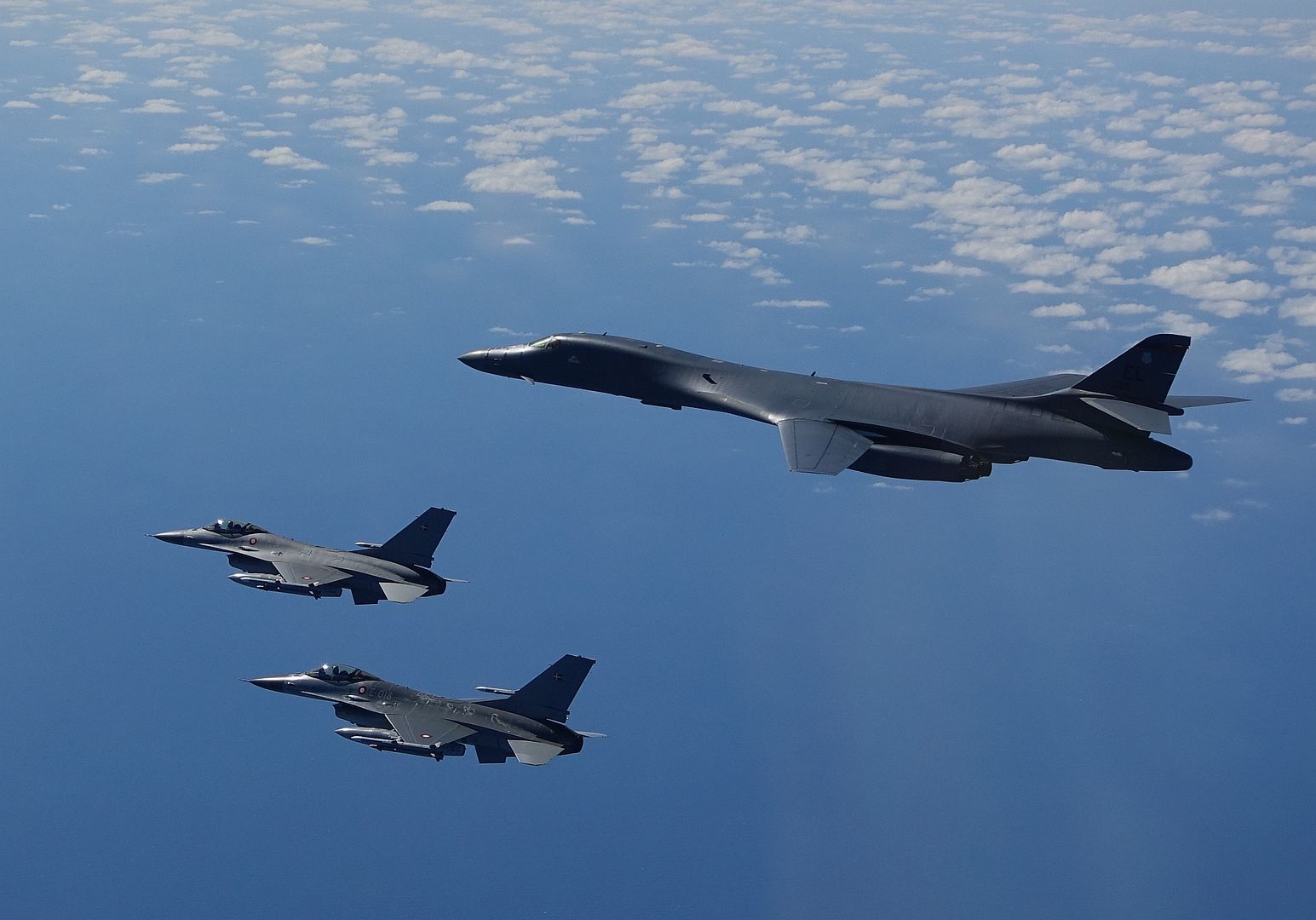 A B 1B Lancer Flies During A Training Mission For Bomber Task Force Europe May 5 2020 1