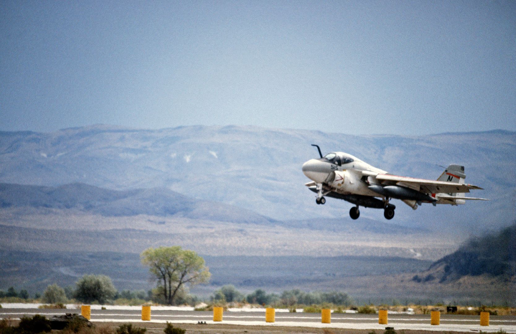 A KA 6D Intruder Aircraft Comes In For A Landing During Exercise GALLANT EAGLE 88