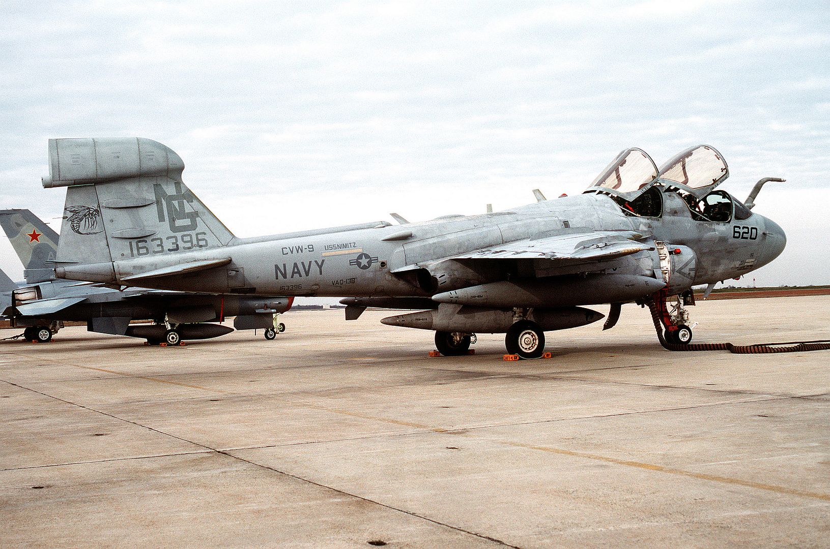 A Right Side View Of A Tactical Electronic Warfare Squadron 138