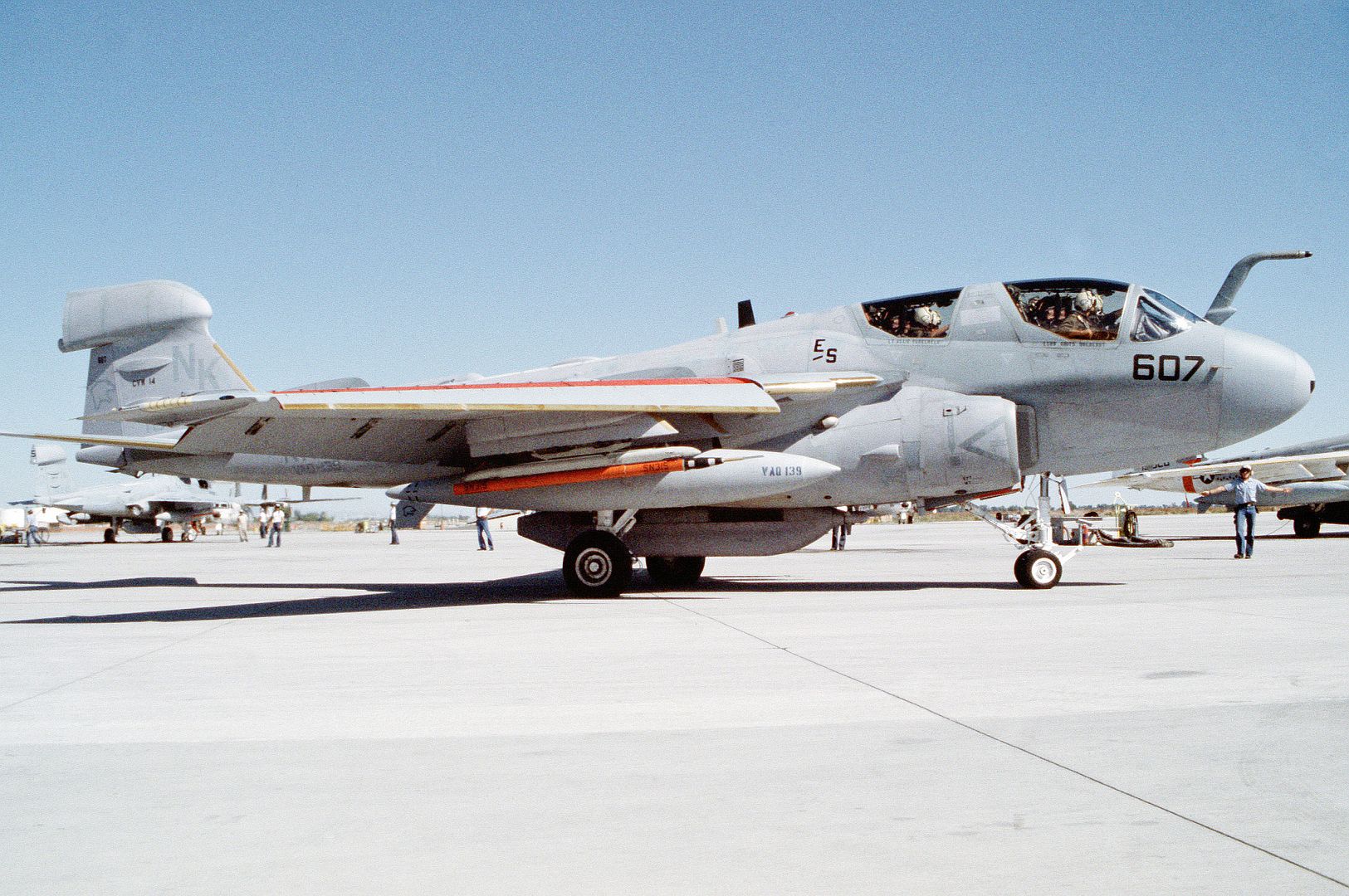 6B Prowler Aircraft Of Tactical Electronic Warfare Squadron 139