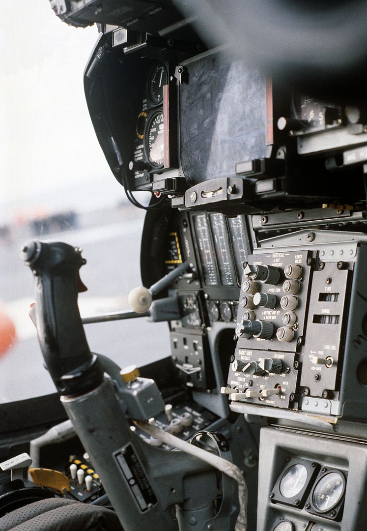 S Controls In The Cockpit Of An A 6E Intruder Aircraft 1