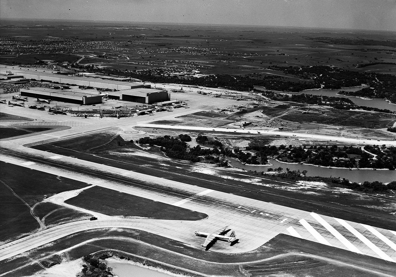 Aerial View Of Convair Photograph April 27 1953 Aerial View Of Convair Photograph April 27 1953