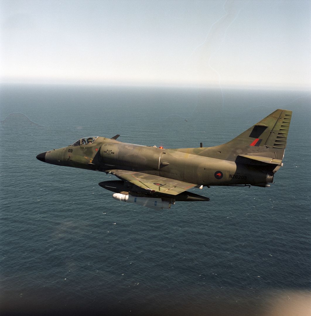  75 Squadron Skyhawk NZ6203