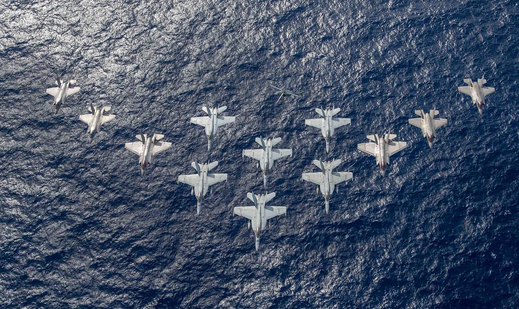 Aircraft From The United Kingdom S Carrier Strike Group Led By HMS Queen Elizabeth